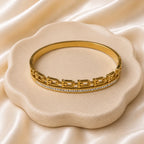 Crystal Link Luxe Bangle