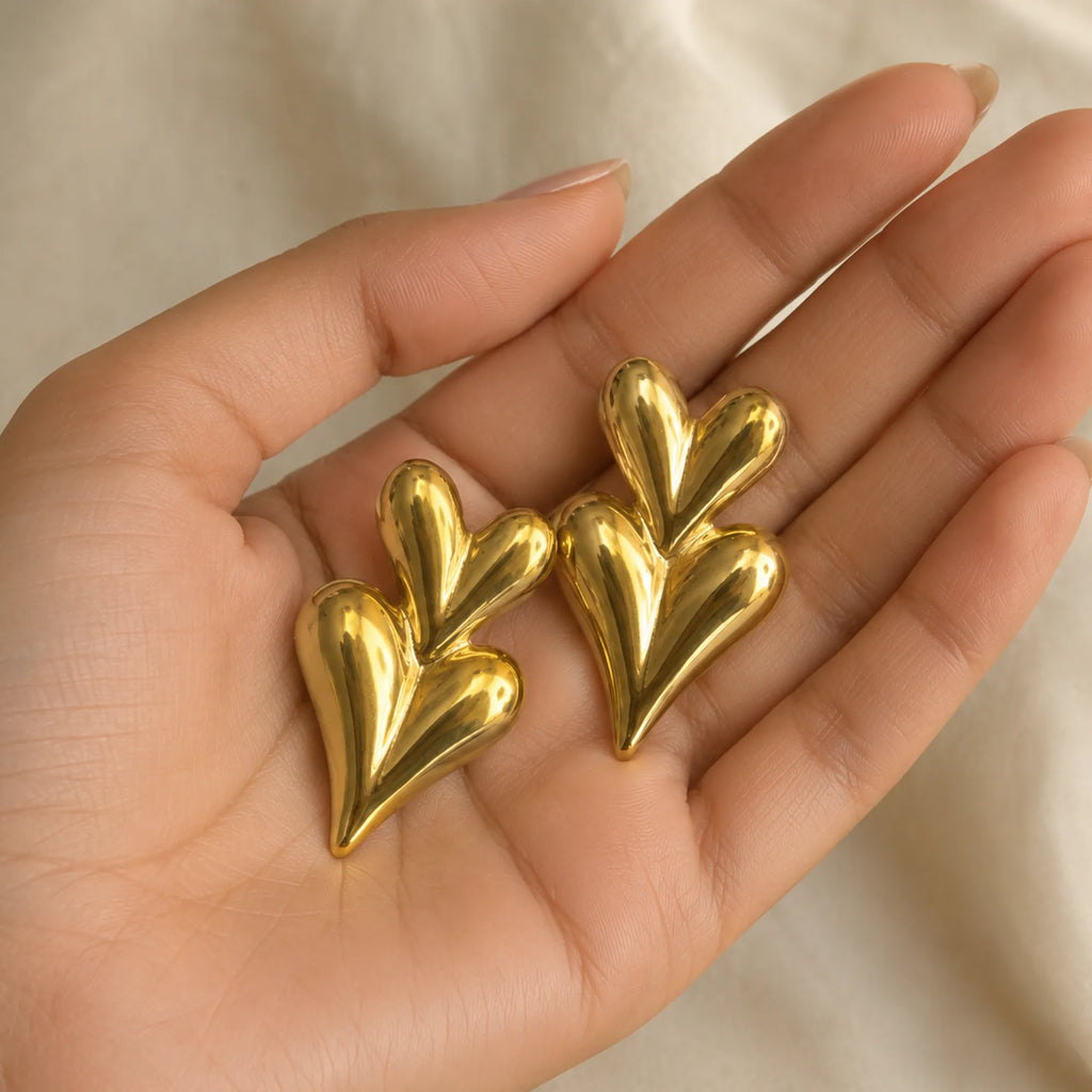 Amour Heart Earrings