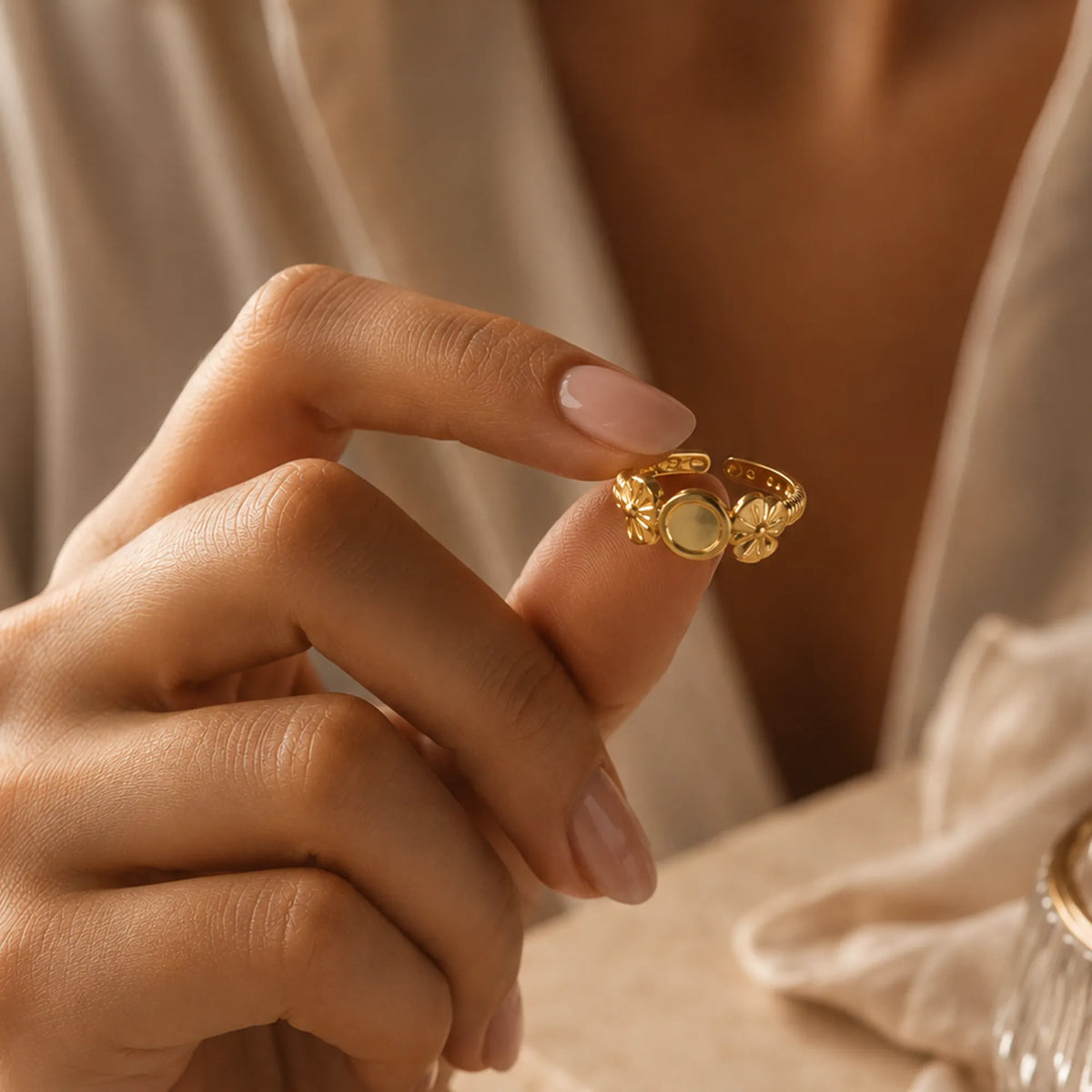 Bloom Halo Adjustable Ring