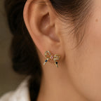Celestial Bow Crystal Studs