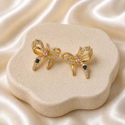 Celestial Bow Crystal Studs