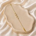 Trinity Link Tennis Bracelet