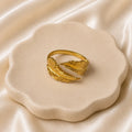 Leaf Wrap Adjustable Ring