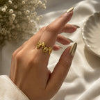 Molten Pebble Statement Ring